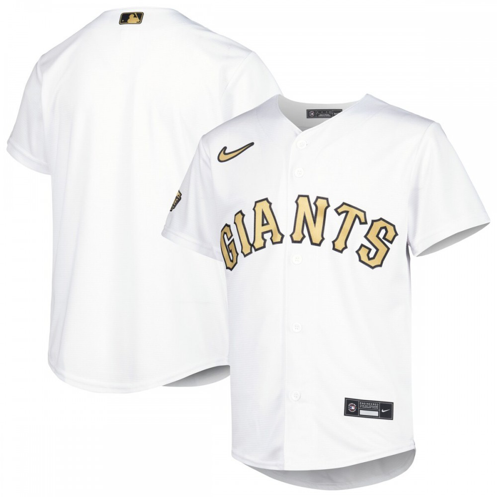 San Francisco Giants Youth 2022 MLB All-Star Game Replica Jersey - White-Pro Kit Vault | Brand New 26/27 Sports Jerseys